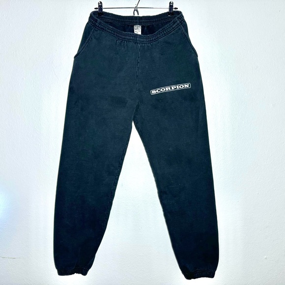 Drake x Scorpion Sweatpants 14oz. Heavy Fleece Black XL (flawed) - Picture 3 of 16